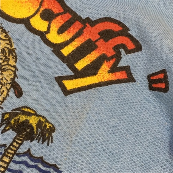 Vintage 80s Scuffy Beach Dog Youth T-shirt - Picture 4 of 8